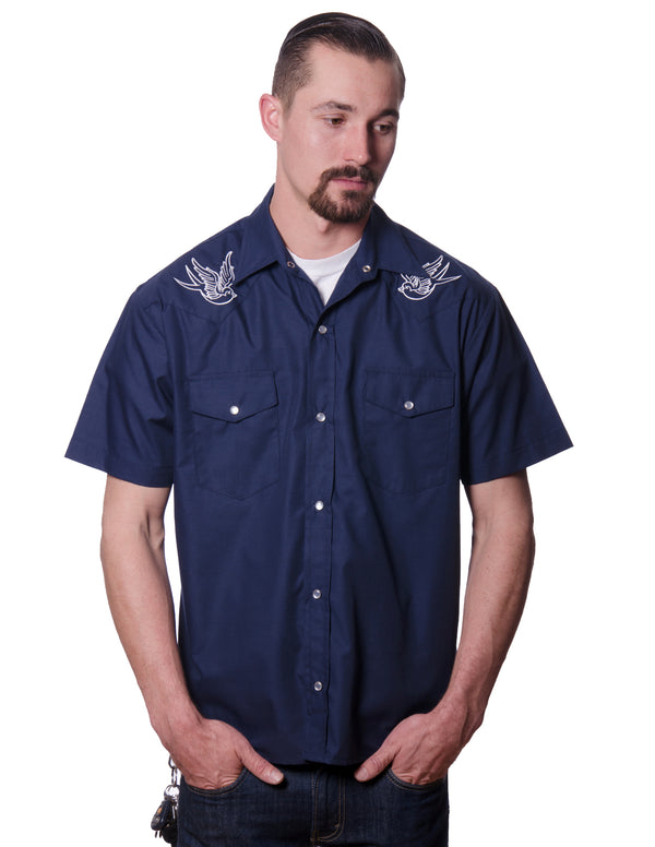 steady clothing Sparrow Western in Navy