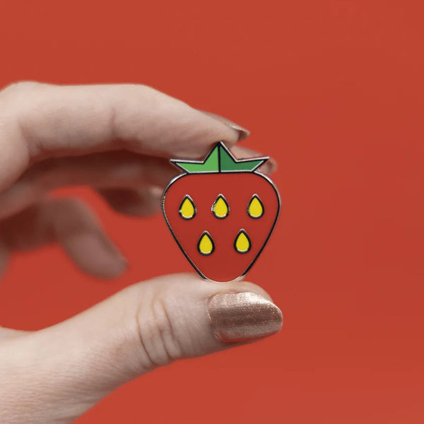 Steady Clothing Strawberry Enamel Pin