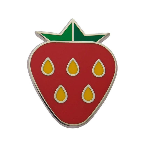 steady clothing Strawberry Enamel Pin