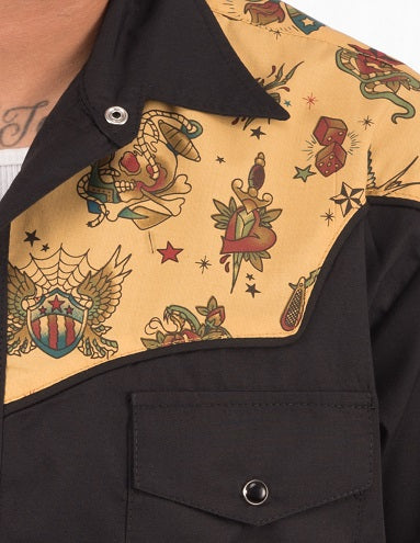 Steady Clothing Tattoo Flash Western