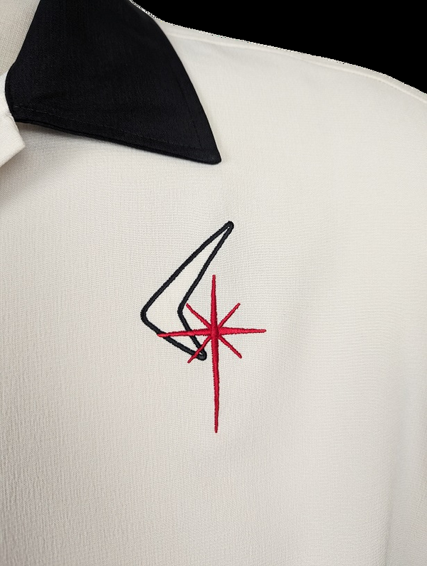 Steady Clothing The Archie In Cream/Black