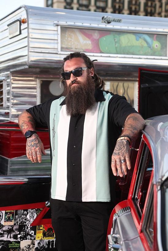 steady clothing The Finley in Black/Mint/Cream