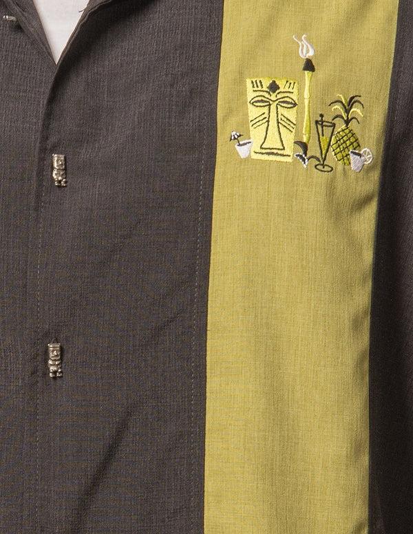 Steady Clothing The Mickey Bowling Shirt In Black