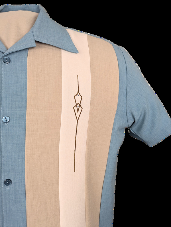 Steady Clothing The Sheen In Aqua/Cream/Stone