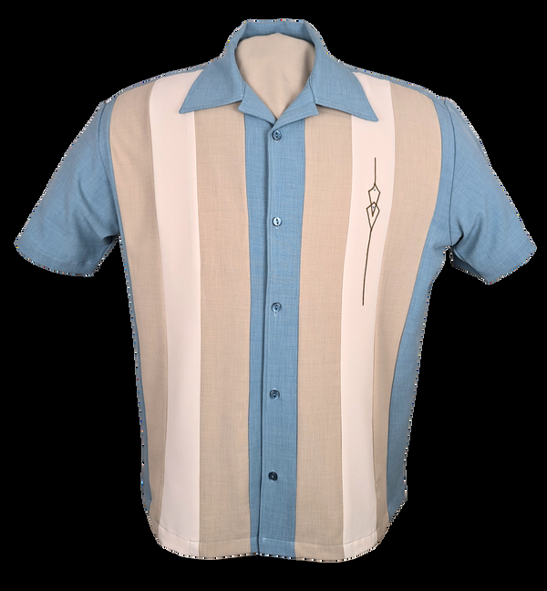 steady clothing The Sheen in Aqua/Cream/Stone