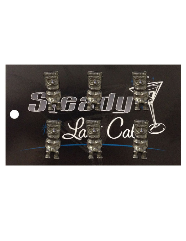 Steady Clothing Tiki Metal Button Pack