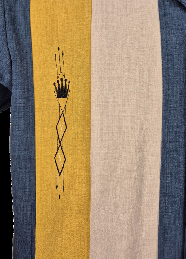 Steady Clothing The Kingston In Denim/Mustard/Stone