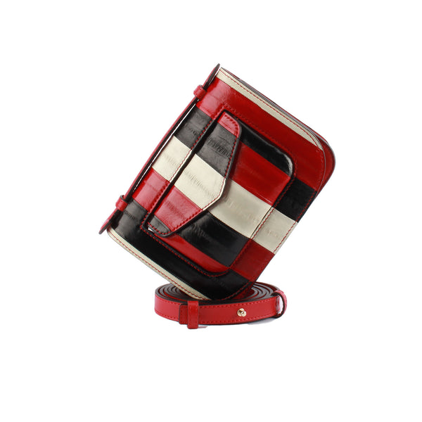 Stée AIMÉE KNOTTED Harlekin -red/white/black