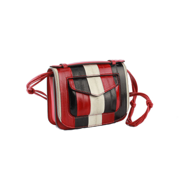 stée AIMÉE KNOTTED harlekin -red/white/black