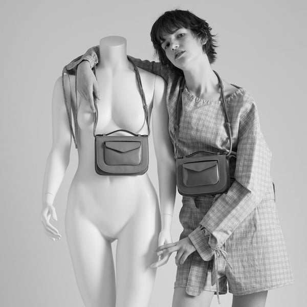 Stée AIMÉE KNOTTED Nude - Patent