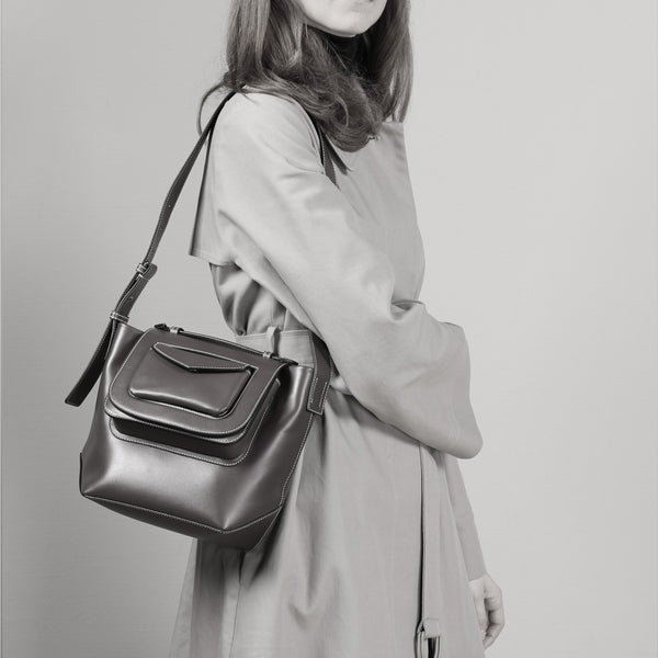 Stée RUTH SMALL Black -stitched