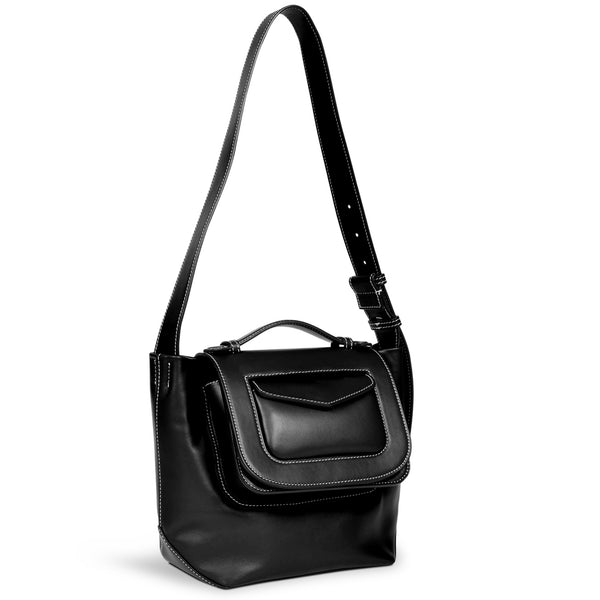 stée RUTH SMALL black -stitched