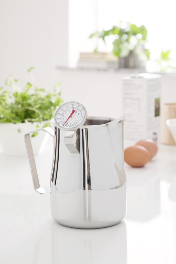 steel function SET: MILKPITCHER 0 7 L WITH BARISTA TERMOMETER