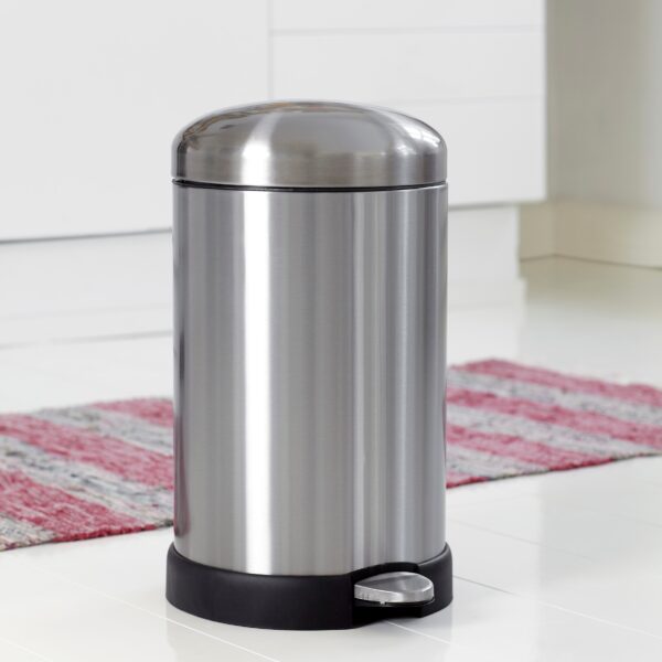 steel function 12 LTR SLOW-DOWN PEDAL DUSTBIN
