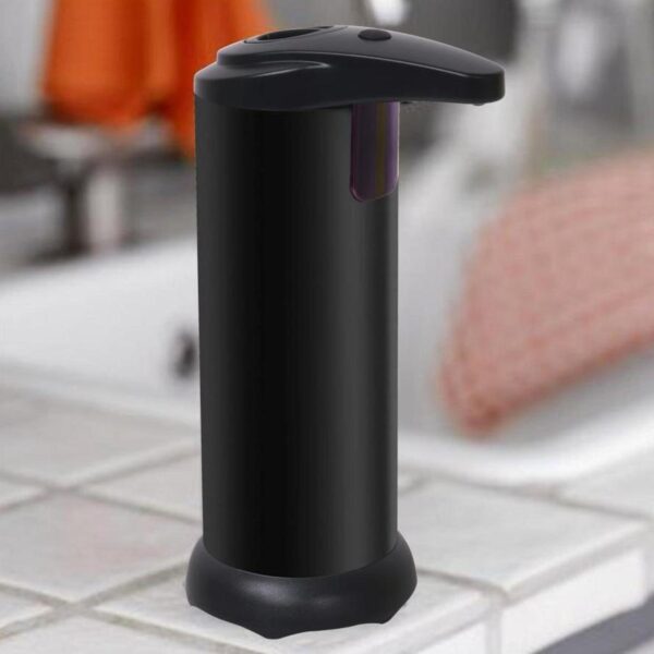 steel function AUTOMATIC SOAP DISPENSER BLACK