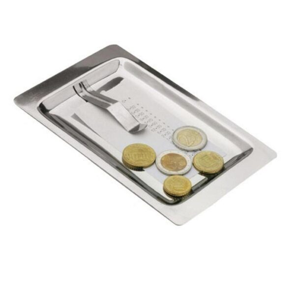 steel function BILL TRAY WITH CLIP 17X11 CM