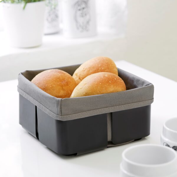 steel function BREAD BASKET BLACK/GREY