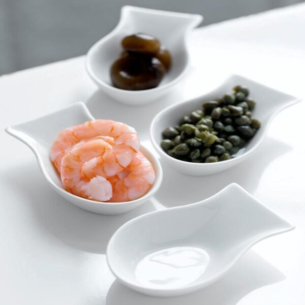 steel function CAPRI BOWLS FISH SMALL 4-PACK