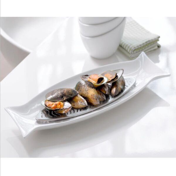 steel function CAPRI FISH DISH WITH S/S GRATE