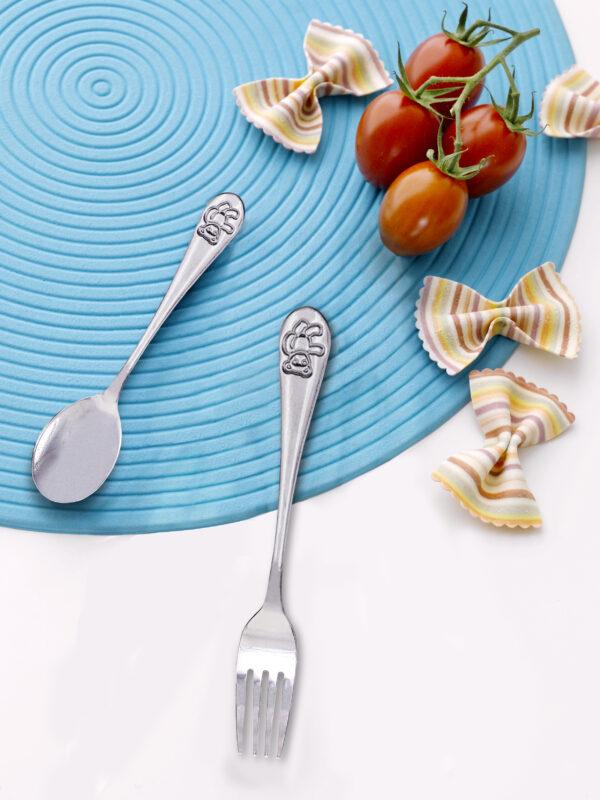 steel function Child’s cutlery 2 pcs emb.BEAR