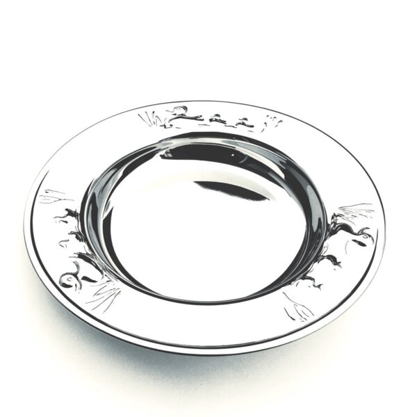 steel function CHILDS PLATE – embossed DUCK