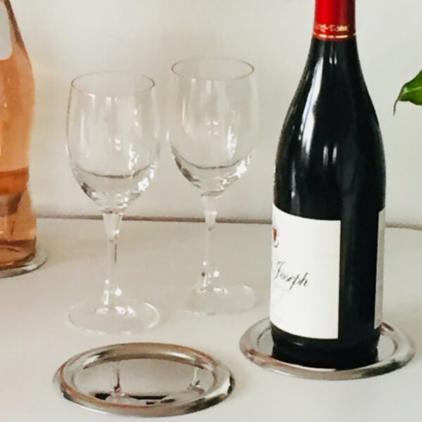 steel function COASTERS SET OF 2 PCS. Ø13 CM