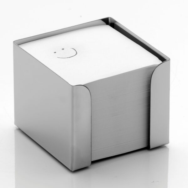 steel function CUBEBOX W/PAPER 8 5 CM IN BOX