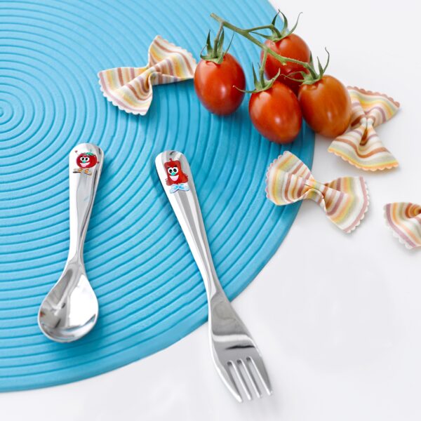 steel function CUTLERY 2 PC.HAPPY HEADS