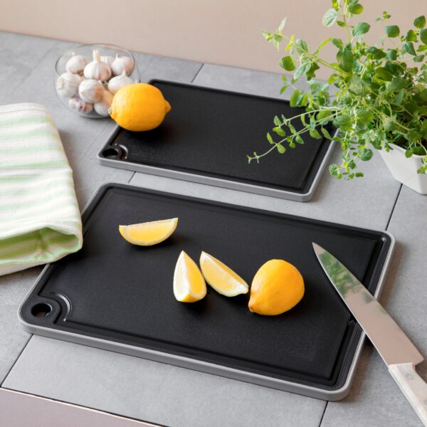 steel function CUTTING BOARD PP/TP SET 2 PCS