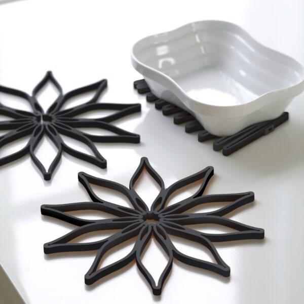steel function MAGIC TRIVET BLACK 3-PACK