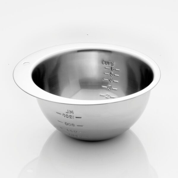 steel function MEASURING BOWL 6 CUPS 22 CM