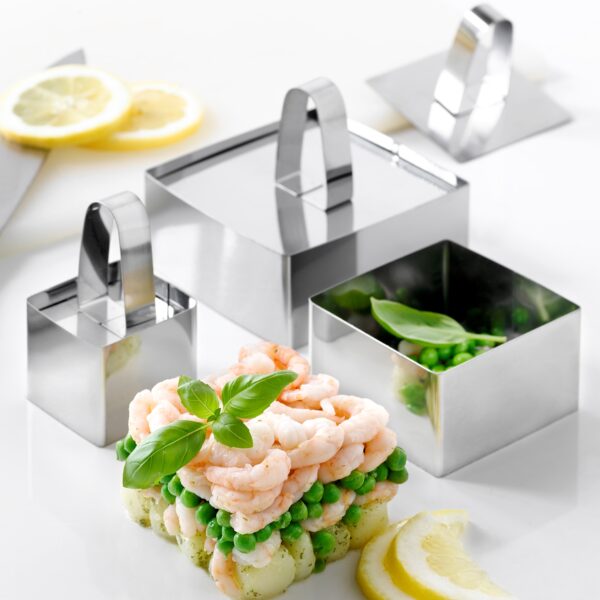 steel function MOULD&PUSHER SQUARE 9 PCS