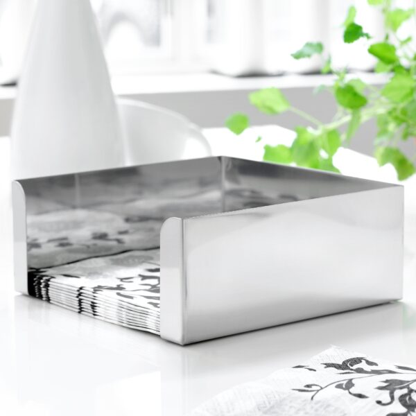 steel function NAPKINHOLDER 21X21X8 5 CM