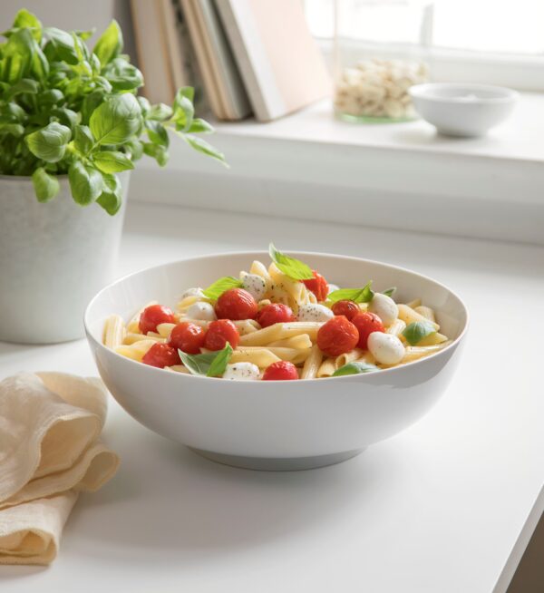 steel function Novi serving bowl