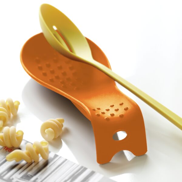 steel function ORANGE SPOON REST SILICON