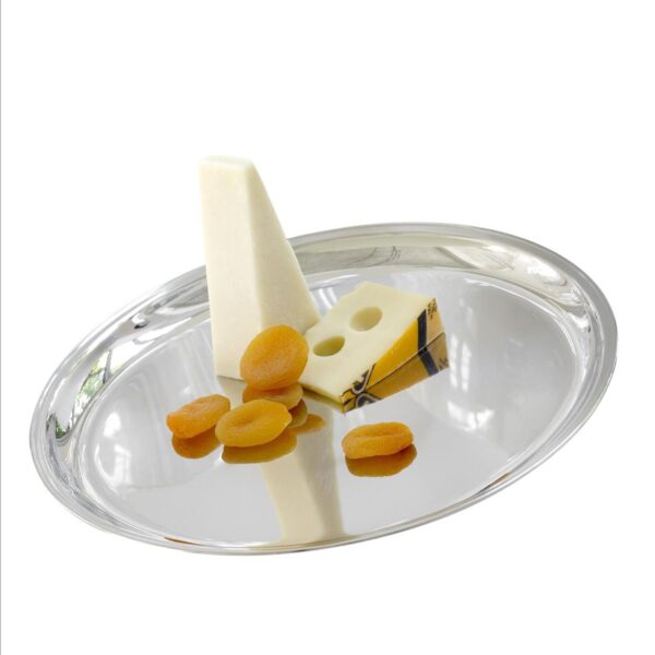 steel function ROUND PLATTER 32 CM