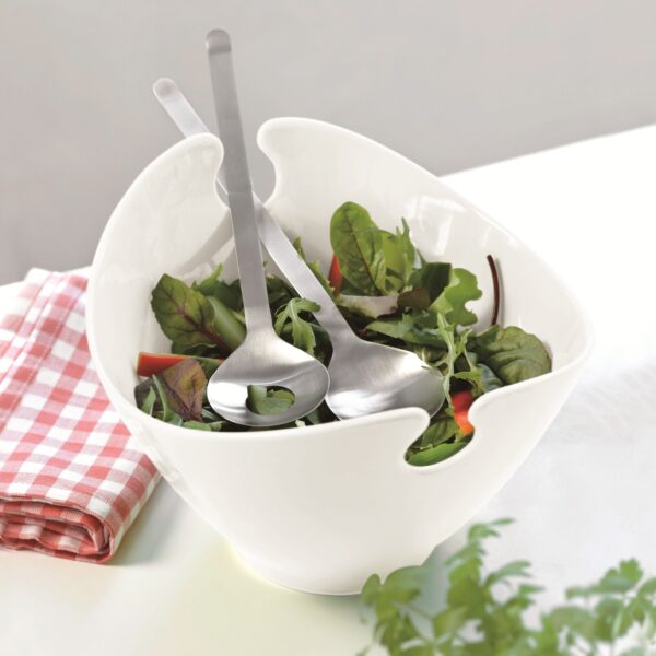 steel function SALAD BOWL W/CUTLERY 2.5 L