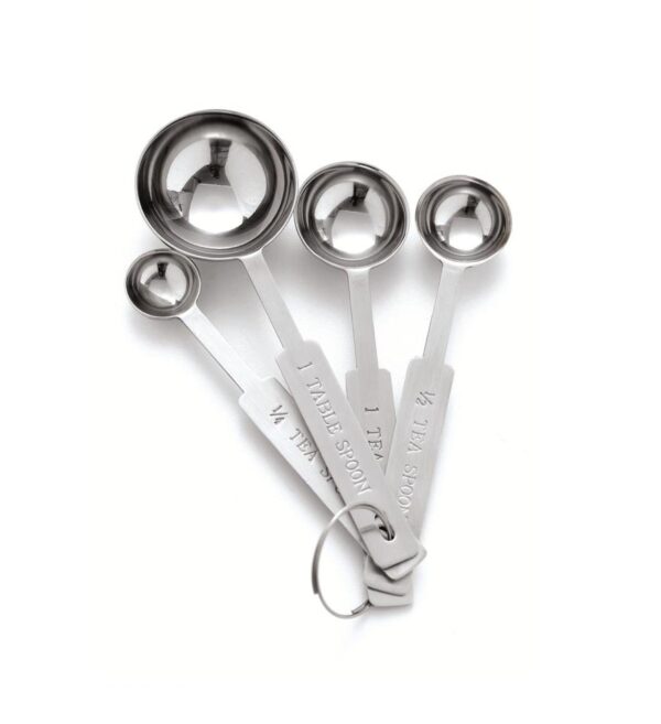 steel function SET of 4-MEASURING SPOONS