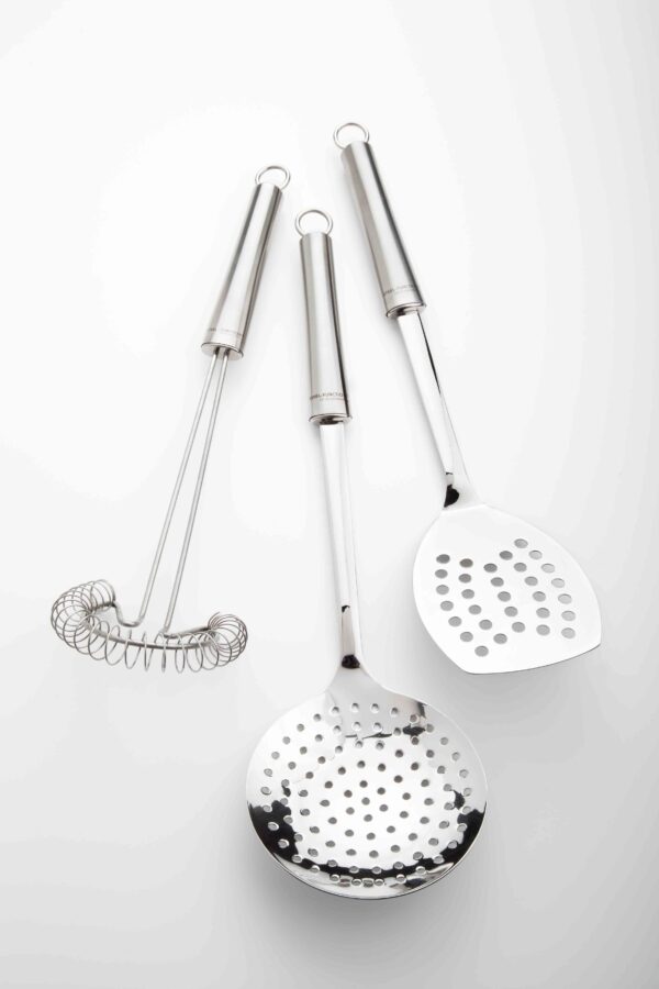 steel function SET: TURNER SPIRAL WHISK & SKIMMER