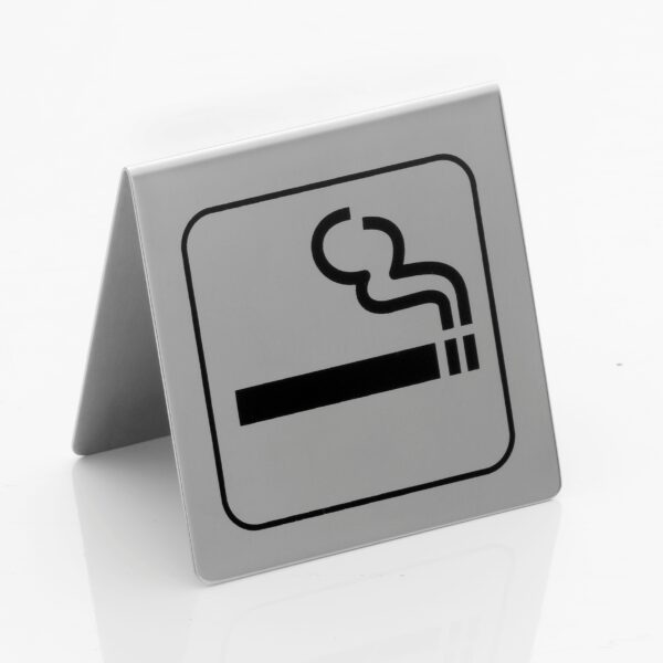 steel function SIGN “SMOKER” AREA