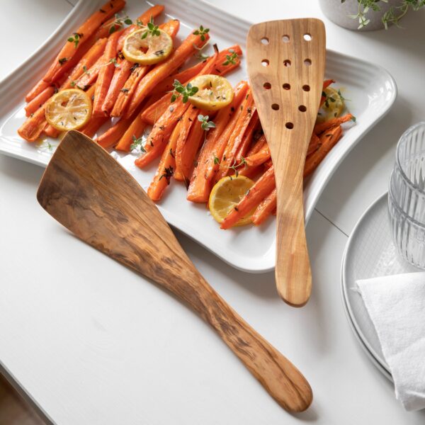 steel function SPATULA OLIVE WOOD SET 2 PCS
