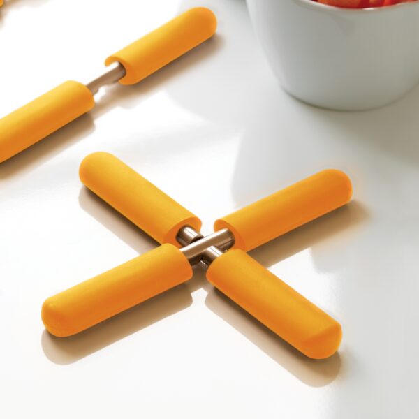 steel function STEEL/ORANGE TRIVET