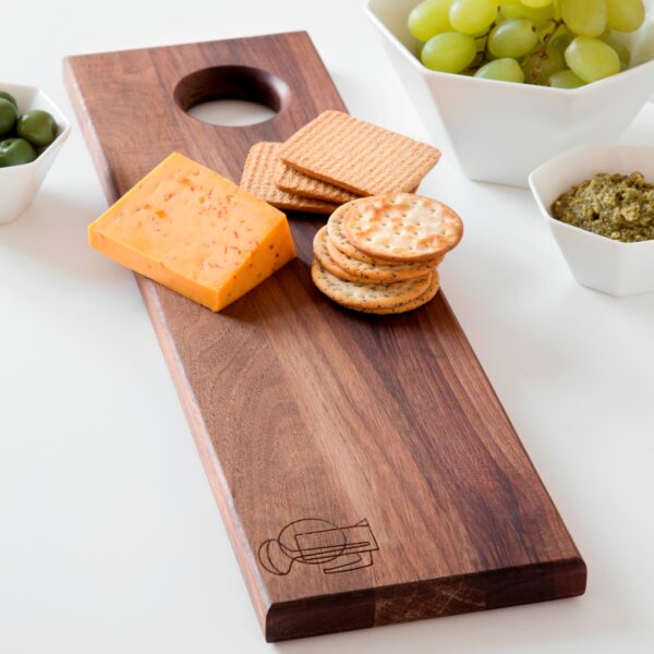 steel function TAPAS WALNUT BOARD 45X16X1.5CM