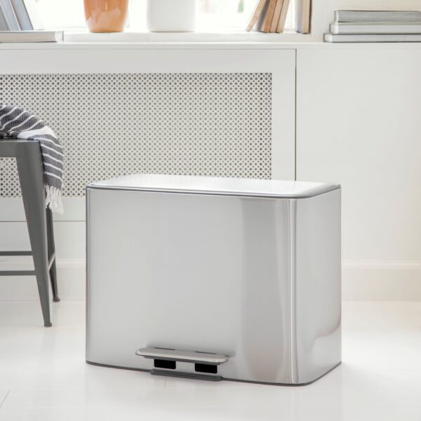 steel function TRIPPLE DUSTBIN 3 X 12 LTR