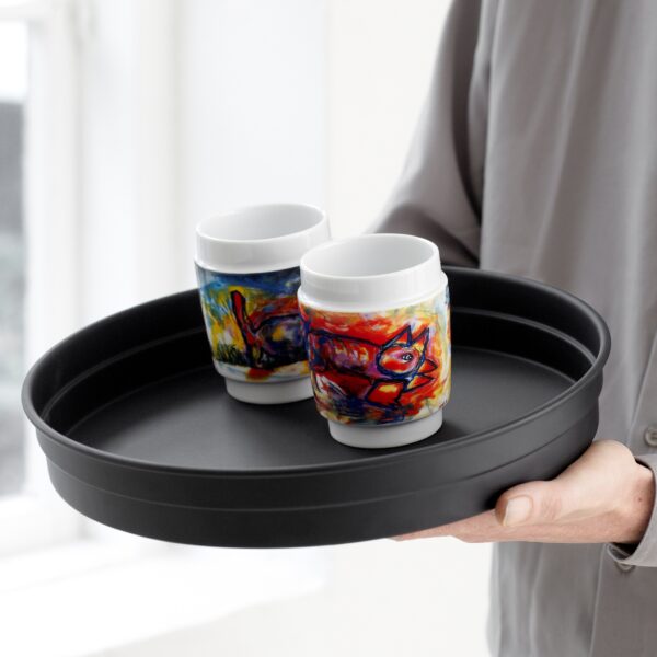 steel function WAITER’S TRAY NONSKID BL Ø32CM