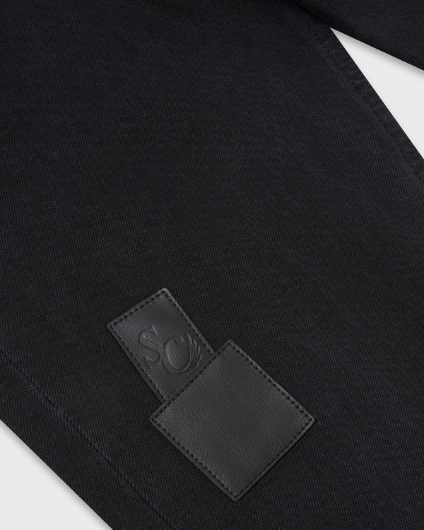 Stefan Cooke Black Patch Vintage Black Jeans