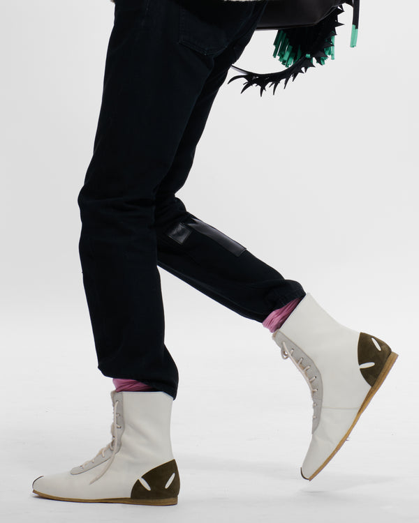 Stefan Cooke Black Patch Vintage Black Jeans