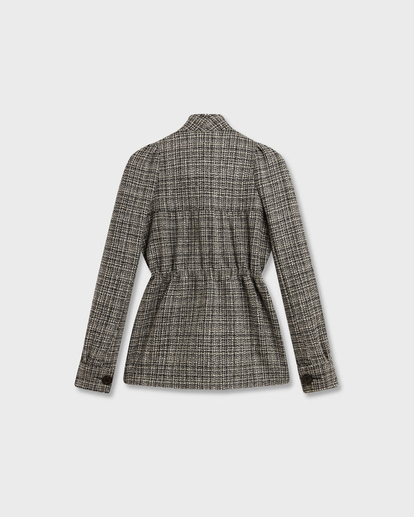 Stefan Cooke Bow Neck Jacket In Grey