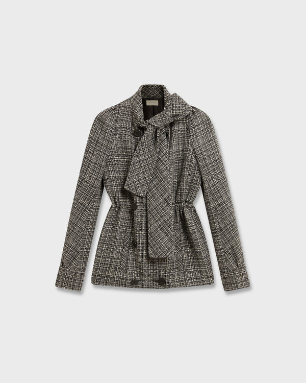 stefan cooke Bow Neck Jacket in Grey