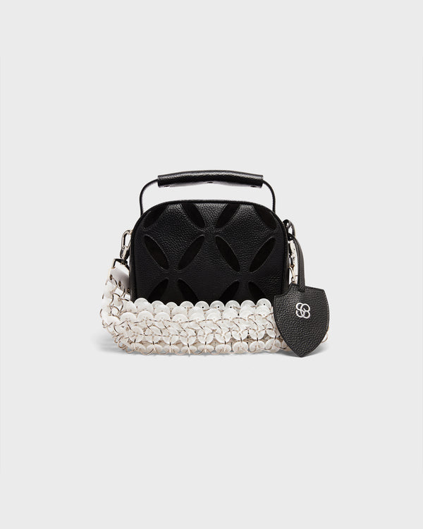 Stefan Cooke Bowling Bag In Black Grain Leather